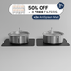 Doggy Fountain Duo Pack